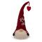 14" Lighted Red Striped 'Kiss Me' Valentine's Day Gnome